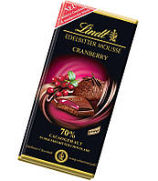 Черный шоколад Lindt Edelbitter Mousse клюква 150 г