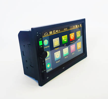 Мультимедійна автомагнітола 2DIN  7022C /Bluetooth/FM/USB/TF/ Пульт на Кермо/ Slim /, фото 1