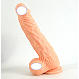 Фалтощільнювач реалістичний на присоску 28 см, фаллос великий, інтимні іграшки, фото 9