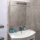 Дзеркальна шафа ЮВВІС у ванну кімнату 90 см з підсвіткою МАРКО Z-90 LED, фото 3