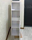Пенал ЮВВІС для ванної кімнати білий 35 см підлоговий АМЕЛІЯ правий, фото 3
