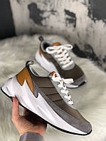 Кроссовки Adidas Sharks Brown Grey White, кроссовки адидас шарк