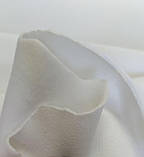 Трикотаж тринитка з начосом колір молочний, фото 3