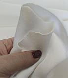 Трикотаж тринитка з начосом колір молочний, фото 5