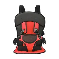 Бескаркасное детское автокресло кресло для ребенка Car Seat до 36 кг Красное цвета CLP