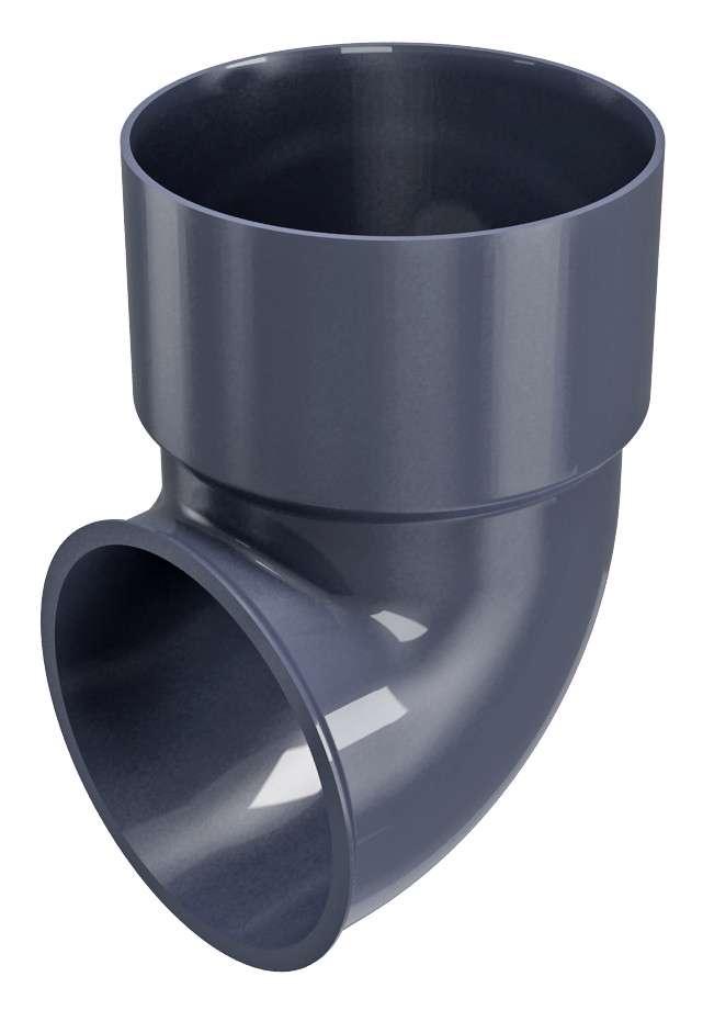 Коліно зливне 87.5° Regenau 100 графіт