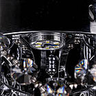 Кришталева люстра на 6 ламп з підсвічуванням основи та пультом д/у PM-E2737/6+6/CH/LED, фото 2