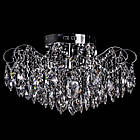 Кришталева люстра на 6 ламп з підсвічуванням основи та пультом д/у PM-E2737/6+6/CH/LED, фото 4