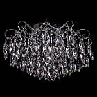 Кришталева люстра на 6 ламп з підсвічуванням основи та пультом д/у PM-E2737/6+6/CH/LED, фото 3