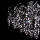 Кришталева люстра на 6 ламп з підсвічуванням основи та пультом д/у PM-E2737/6+6/CH/LED, фото 8