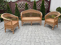 Набір меблів із лози «Еліт» із диваном, фото 4