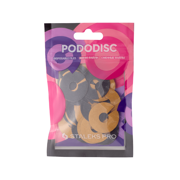 ЗМІННІ ФАЙЛИ-КІЛЬЦЕ ДЛЯ ПЕДИКЮРНОГО ДИСКУ 240 ГРИТ STALEKS PRO PODODISC L 50 ШТ PDFR-25-240