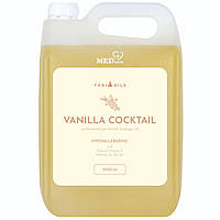 Масажна олія Thai Oils Vanilla Cocktail 5 літрів, професійне масло для масажу 5000 мл ТАЙЛАНД | СЕРТИФІКАТИ