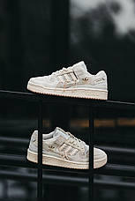 Жіночі кросівки Adidas Forum 84 Low Beige, фото 6