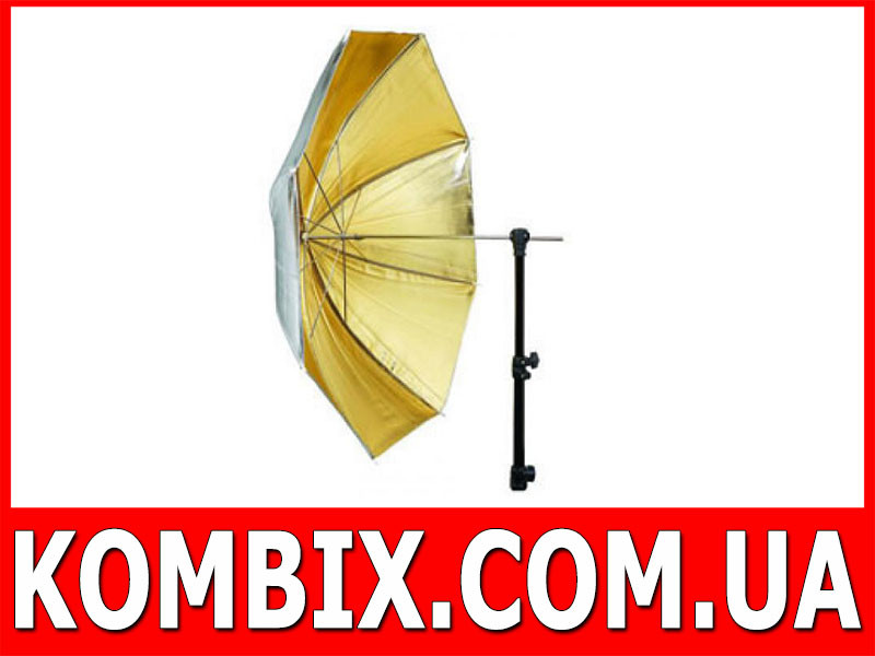 Фотозонт Mircopro UB-005G 85 см золото-срібло, фото 1