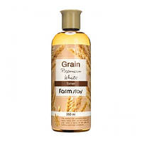 Тонер для лица с экстрактом ростков пшеницы FarmStay Grain Premium White Toner 350 мл