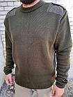 Тактичний светр військовий реглан кофта колір Хакі Олива в'язаний розмір 50
