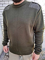 Тактический свитер военный реглан кофта цвет Хаки Олива вязаный размер 50
