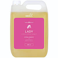 Масажна олія Thai Oils Lady 5 літрів, професійне масло для масажу 5000 мл ТАЙЛАНД | СЕРТИФІКАТИ