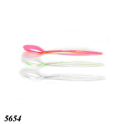 Ложка одноразова коктейльна Андрекс 178 мм кольорова (100шт)