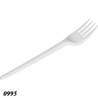 Виделка одноразова Андрекс №2 160 мм Біла (6000шт)