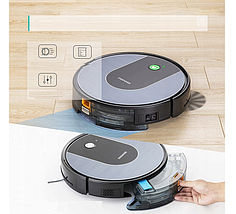 Інтелектуальний пилосос робот прибиральник Wi-Fi DASKOO DK700, фото 3