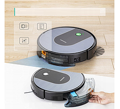 Інтелектуальний пилосос робот прибиральник Wi-Fi DASKOO DK700, фото 6