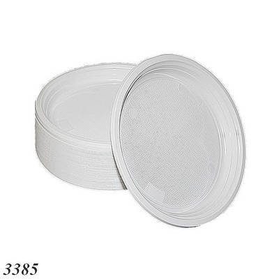 Тарілка одноразова плоска Преміум 220 мм (100шт)