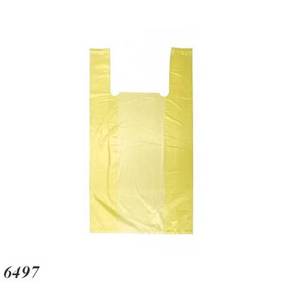 Пакети майка Люкс жовті 25х45 см (160шт)