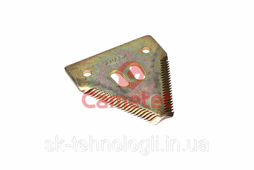 Сегмент жниварки мілкий зуб JOHN DEERE 600 серія (Cametet) JOHN DEERE Z93077, H207929, Z52672 
DEUTZ-FAHr 06503530, 16007763