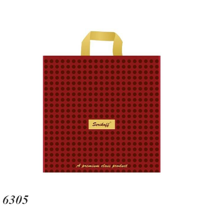 Пакет Serikoff Подарунковий червоний 40х40 см (25шт), фото 1