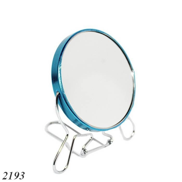 Дзеркало №7 металеве двухстороннє d 16.5 см, фото 1