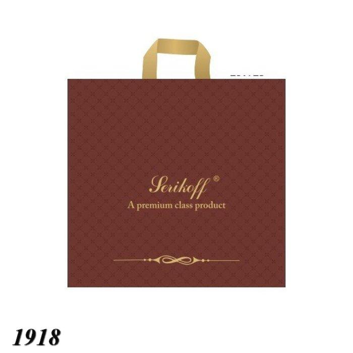 Пакет Serikoff Велюр коричневий 45х43 см (25шт), фото 1