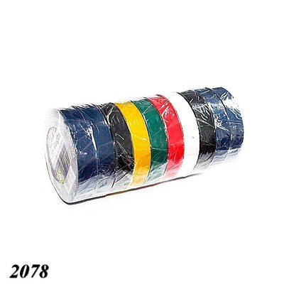 Ізоляційна стрічка 30 м кольорова (10шт)