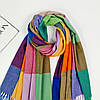 ШАРФ жіночий M&JJ СКАЙ різнокольоровий 75х180 см (1293), фото 6