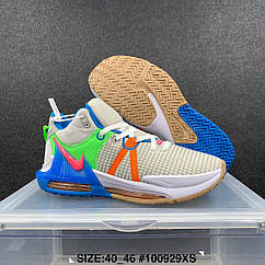 Eur36-46 Nike LeBron Witness 7 чоловічі баскетбольні кросівки Леброн