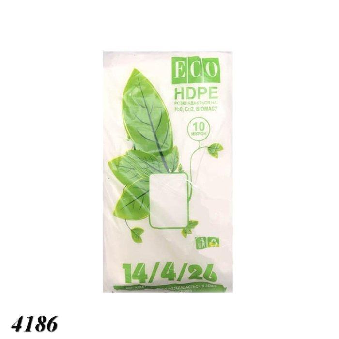 Пакети фасувальні Еко HDPE 14х26 см, фото 1