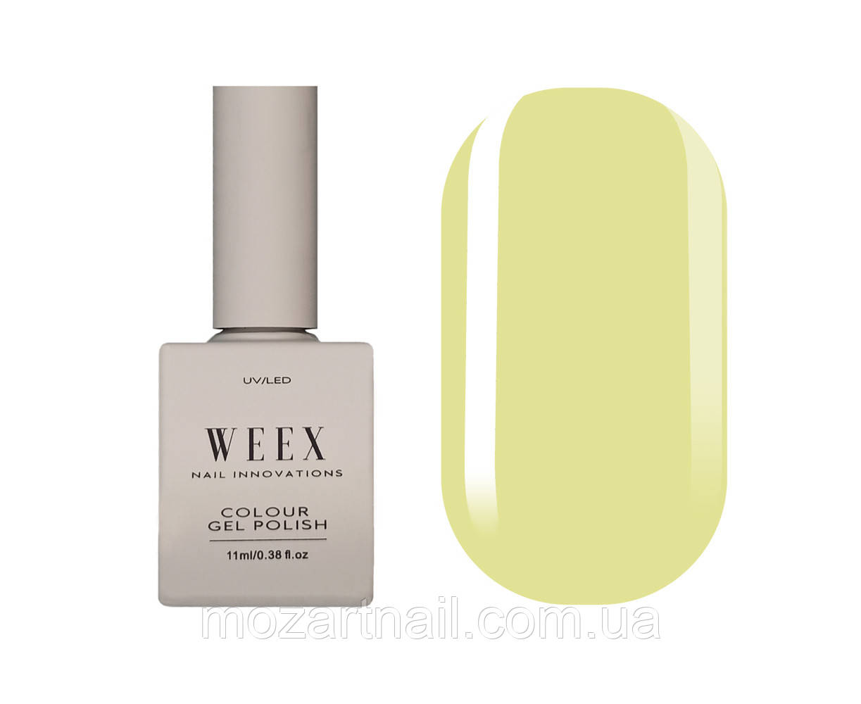 Гель-лак Weex 583 (пастельний салатово-жовтий, емаль), 11ml