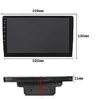 9" Автомагнітола 2 din W-09 1/16Gb Wi-Fi GPS Base. Потужна андроїд магнітола в машину, фото 3