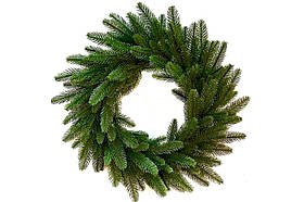 Новорічний хвойний Вінок преміум 50 см для декору