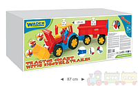 Трактор "Гігант" з причіпом та ковшем, в кор 55*60*33см, ТМ Wader (66300)