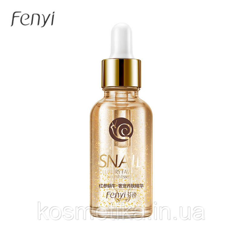 Сироватка для обличчя з екстрактом равлика та золота Fenyi (30 мл)