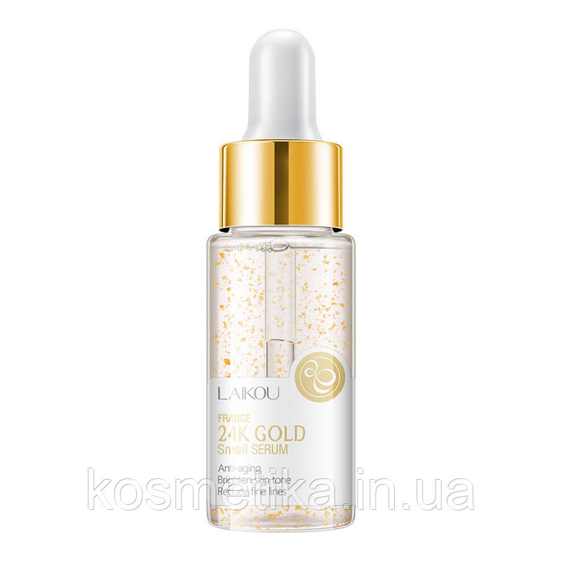 Антивікова сироватка з золотом LAIKOU 24K GOLD (17 мл.)