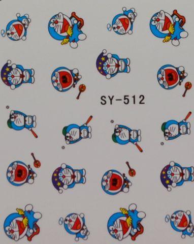 Наклейки на водній основі для дизайну нігтів SY512