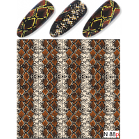 Слайдер-дизайн для нігтів N88 (водні наклейки)
