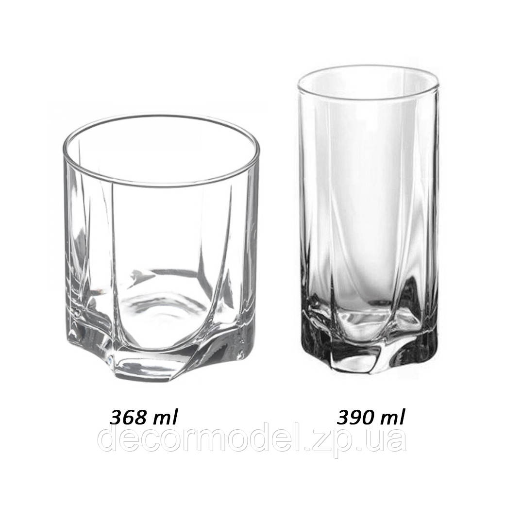 Набор стаканов низких Pasabahce Luna 368 мл 6 шт янтарь 42348 - фото 9 - id-p1537213648