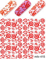 Слайдер — дизайн milv 415 червоні (водні наклейки)
