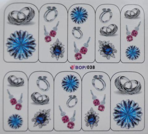 Наклейка водна серія BOP #038, фото 1