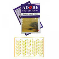 Металізовані наклейки для нігтів "Скіфія", золото (M09)