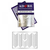 Металізовані наклейки для нігтів "Скіфія", срібло (M10)